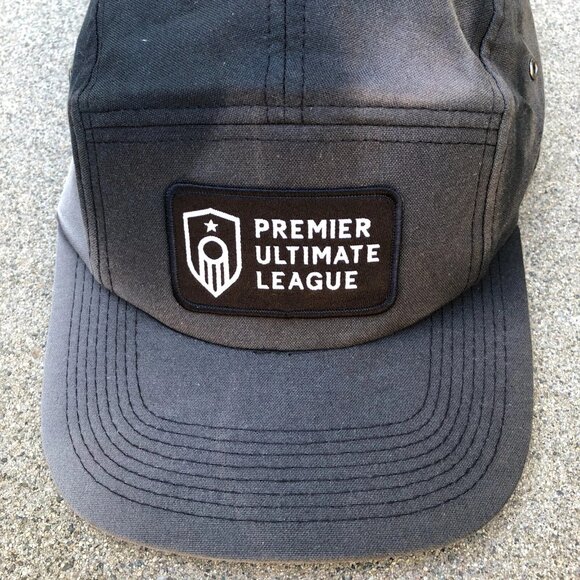 VC ULTIMATE Premier Ultimate League 5 Panel Hat Men's Strapback Grey Frisbee - Picture 3 of 8